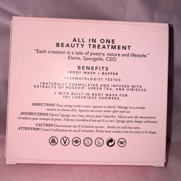 BOTANICA BY SPONGELLE Rosa - Rose
Body Wash Infused Buffer - Picture 5 of 13